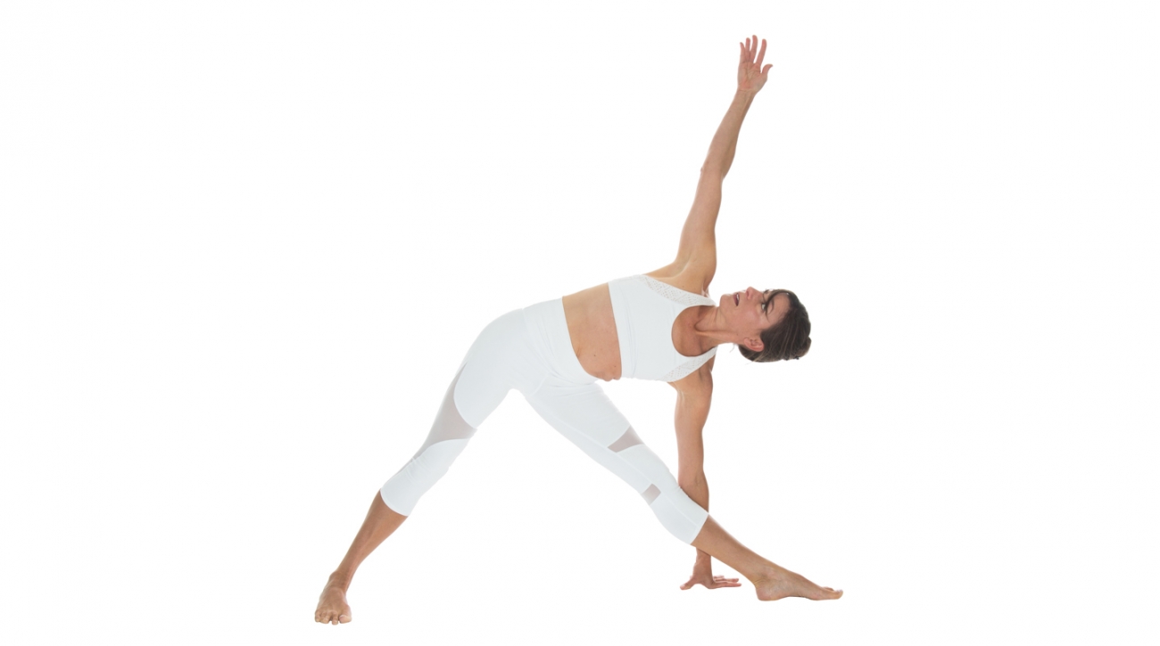 Utthita Trikonasana Joga Poza