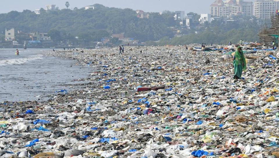 Plasticni Otpad na Obali Okeana
