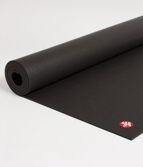 manduka prolite long and wide black joga prostirka