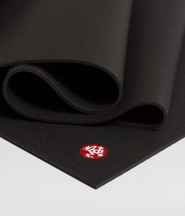 manduka prolite long and wide black joga prostirka