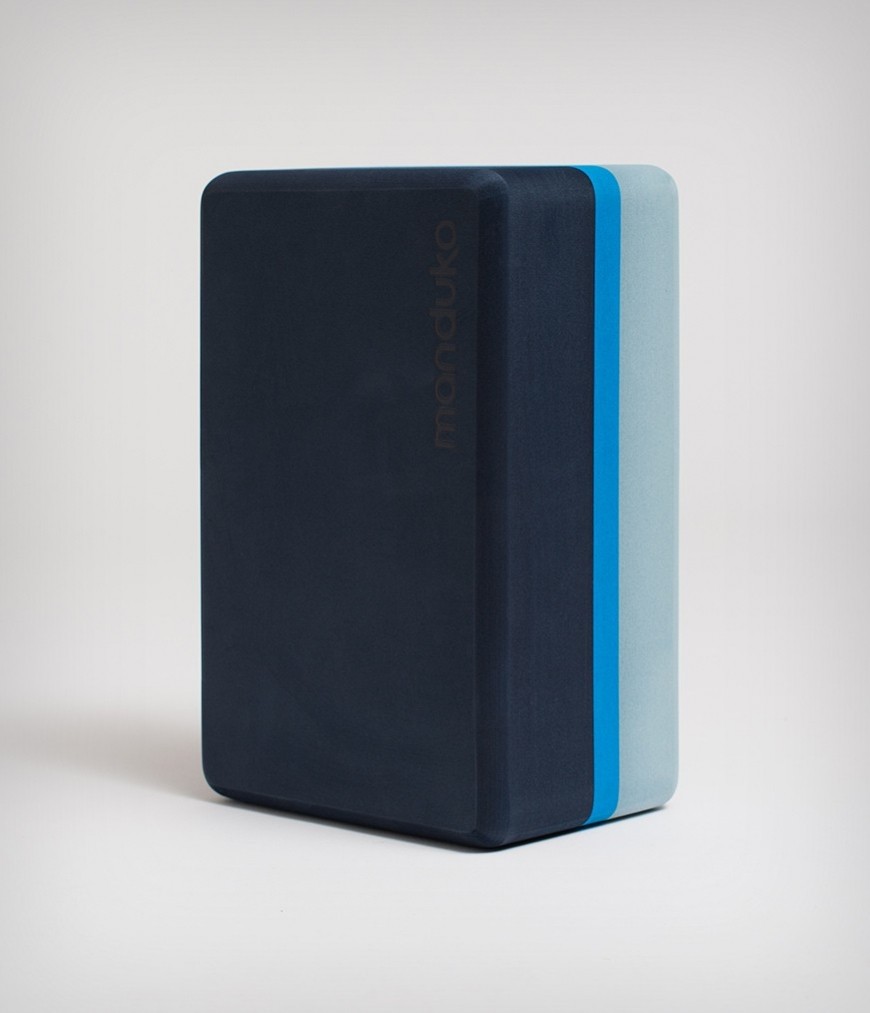 Manduka Recycled Foam Joga Blok Cueva Azul Manduka Recycled Foam Joga Blok Cueva Azul