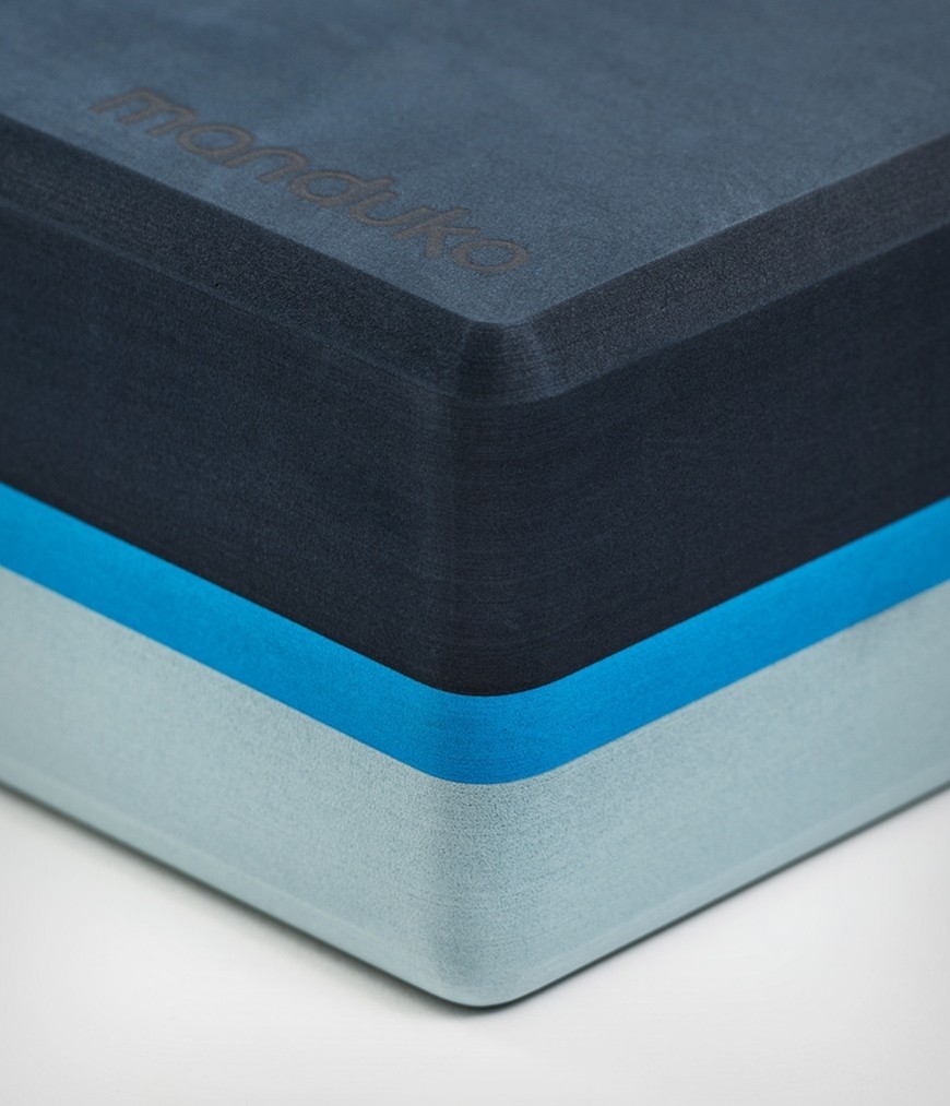 Manduka Recycled Foam Joga Blok Cueva Azul Manduka Recycled Foam Joga Blok Cueva Azul