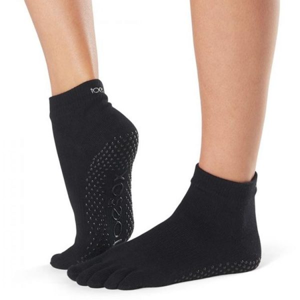 toesox full toe ankle grip carape za jogu black