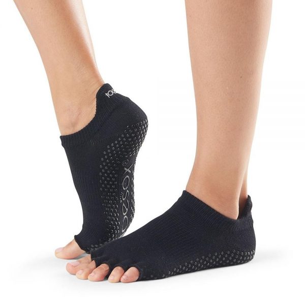 toesox half toe low rise carape za jogu black