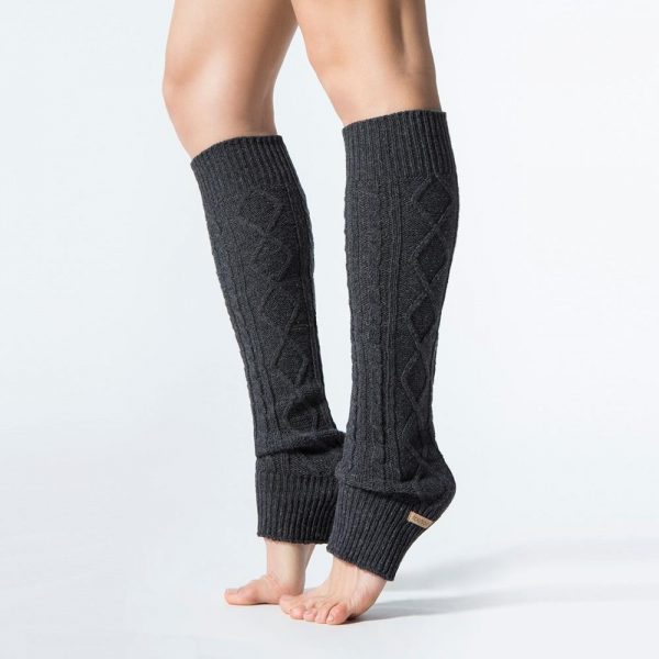 toesox leg warmer knee high grejaci za noge charcoal grey