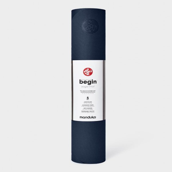 manduka welcome begin joga prostirka navy