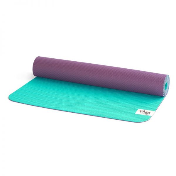 reyoga free light turquoise violet joga prostirka