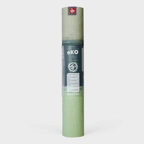 Manduka Eko Lite 4mm Green Ash Stripe
