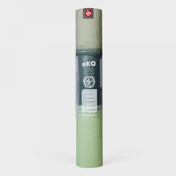 Manduka Eko Lite 4mm Green Ash Stripe