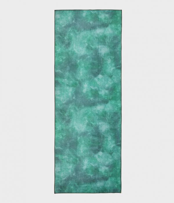 Manduka eQua Camo Tie Dye Greens Peskir za Jogu