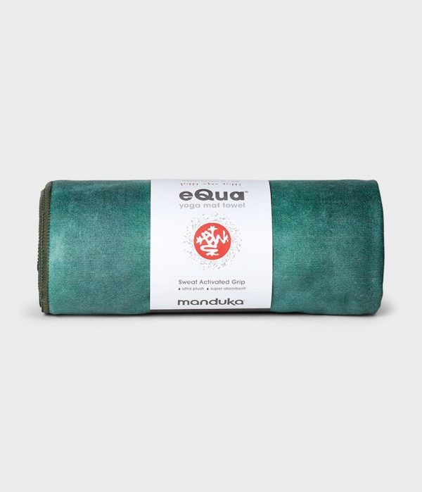 Manduka eQua Camo Tie Dye Greens Peskir za Jogu