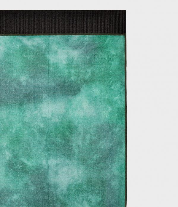 Manduka eQua Camo Tie Dye Greens Peskir za Jogu